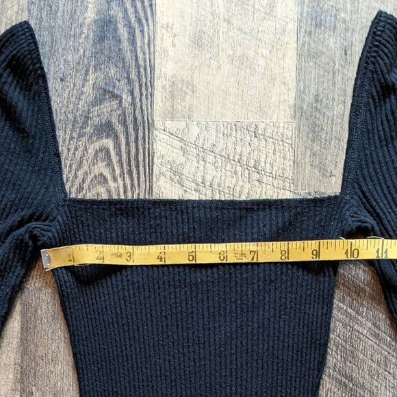 Are You Am I Anke Romper Black Ribbed Bodysuit - Picture 8 of 8